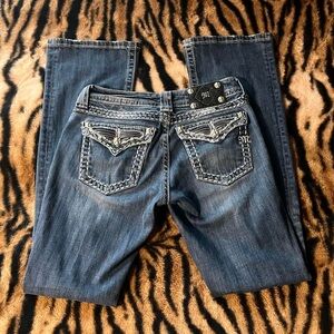 Miss Me Dark Blue Boot Cut Jeans